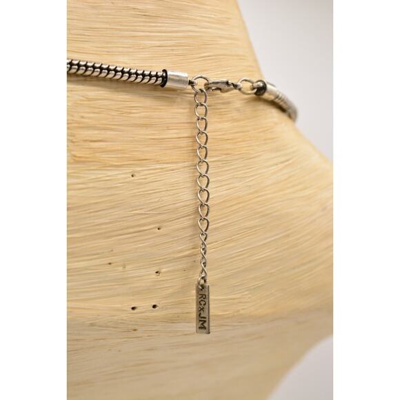 Richard Chain X JewelMint Lariat Necklace Blue Crystal Chunky Rope Chain BinR - Picture 12 of 12